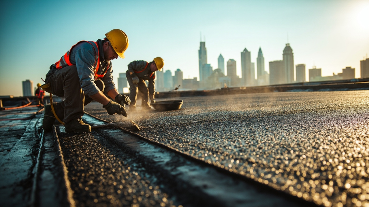 Why Detroit Commercial Buildings Demand Built-Up Roofing Systems