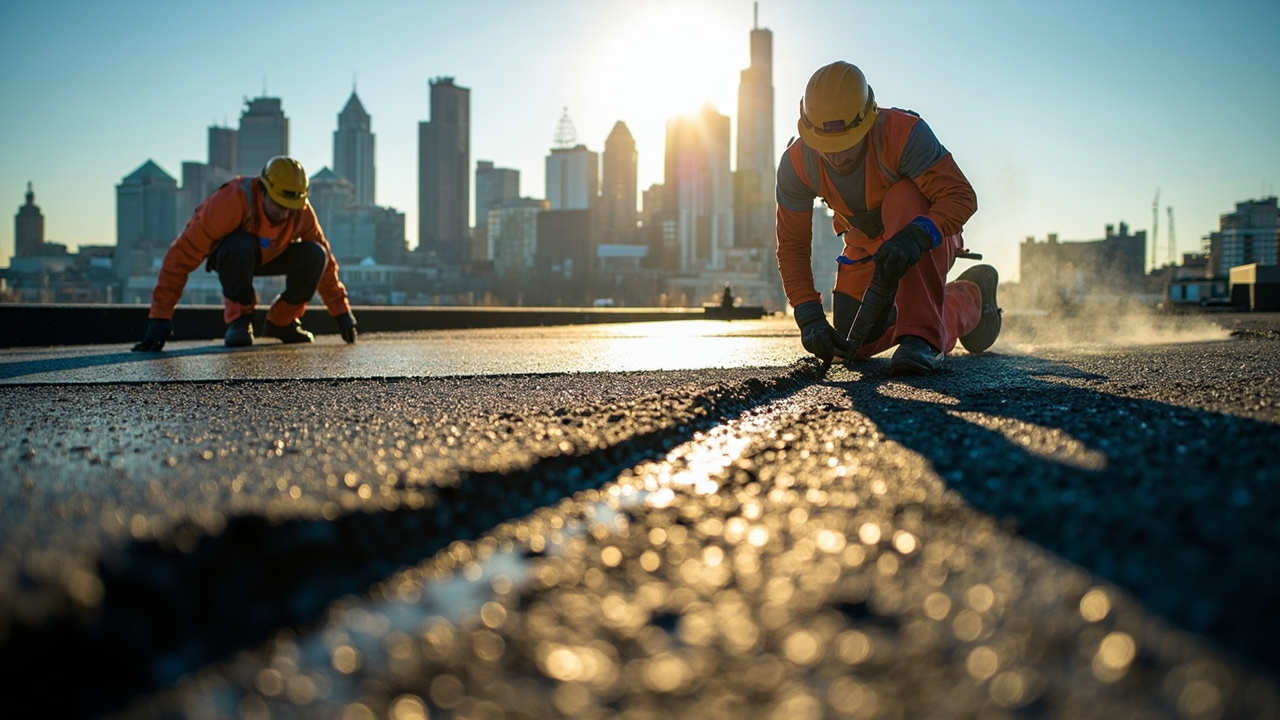 Built-Up Roofing in Detroit – Protecting Business Continuity with Industrial-Grade Multi-Ply Systems