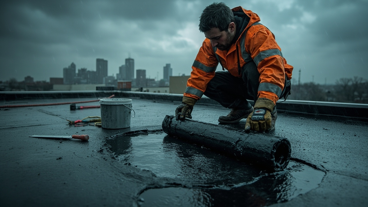 Why Flat Roof Leaks in Detroit Escalate Fast