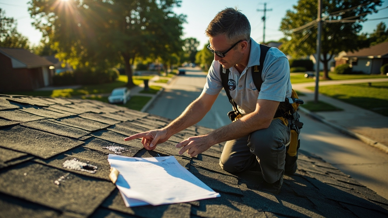 How Peak Roofing Detroit Conducts a Forensic Roof Hail Damage Evaluation