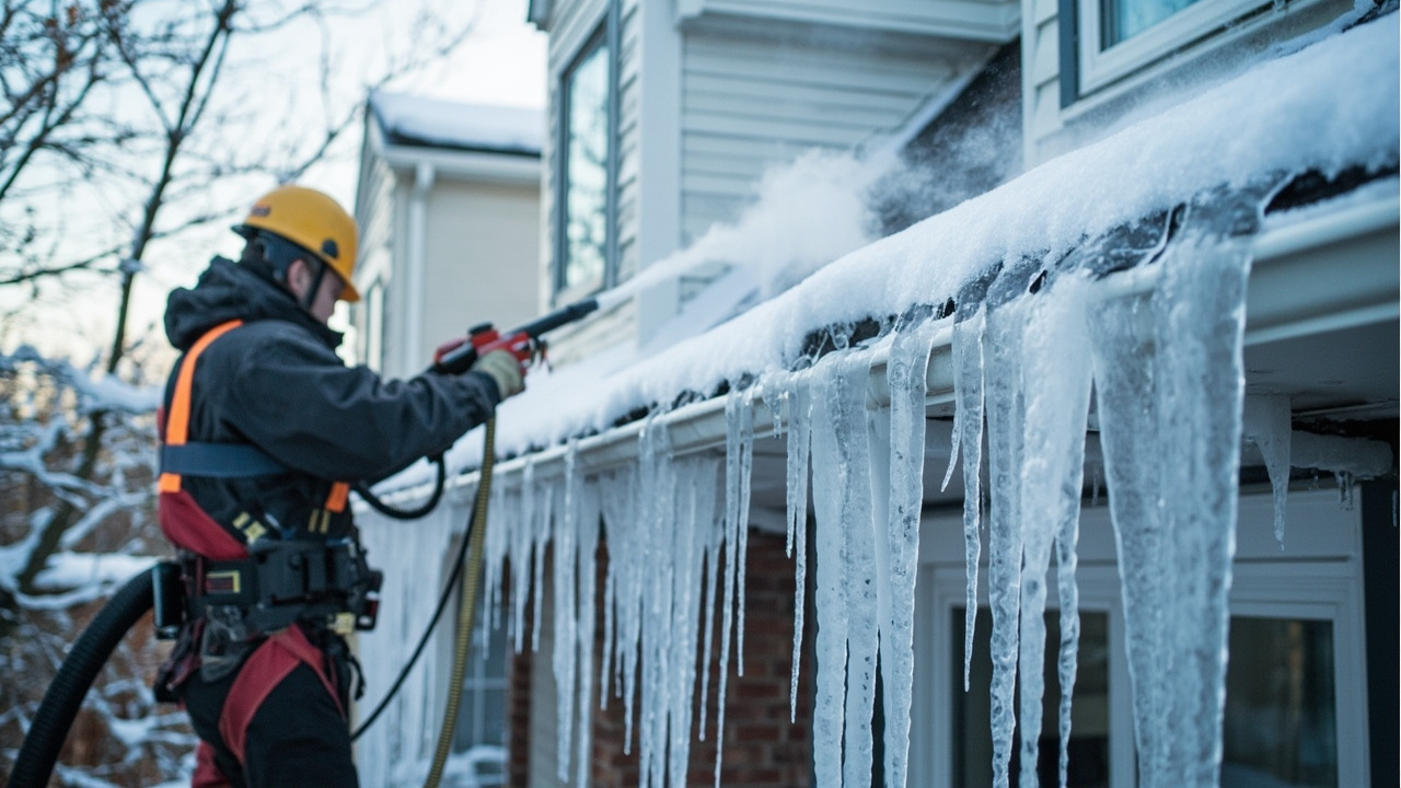 Emergency Ice Dam Removal Services in Detroit – 24/7 Response Stops Water Damage in Under 2 Hours