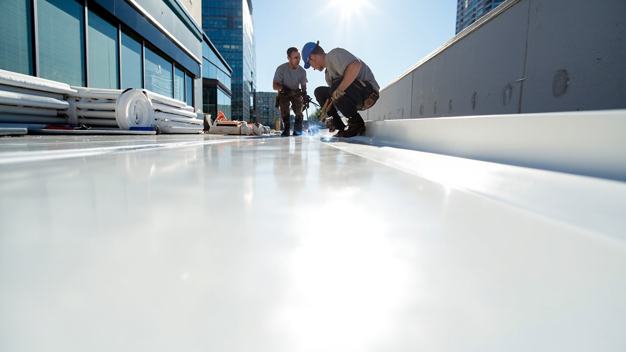 How Peak Roofing Detroit Executes Commercial PVC Membrane Installation
