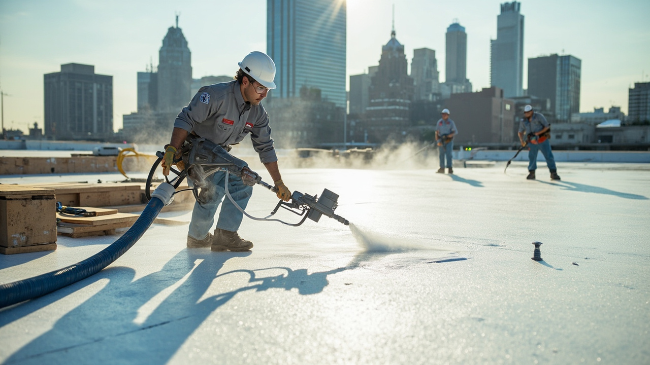 How Commercial Spray Foam Roofing Solves Facility Protection Problems