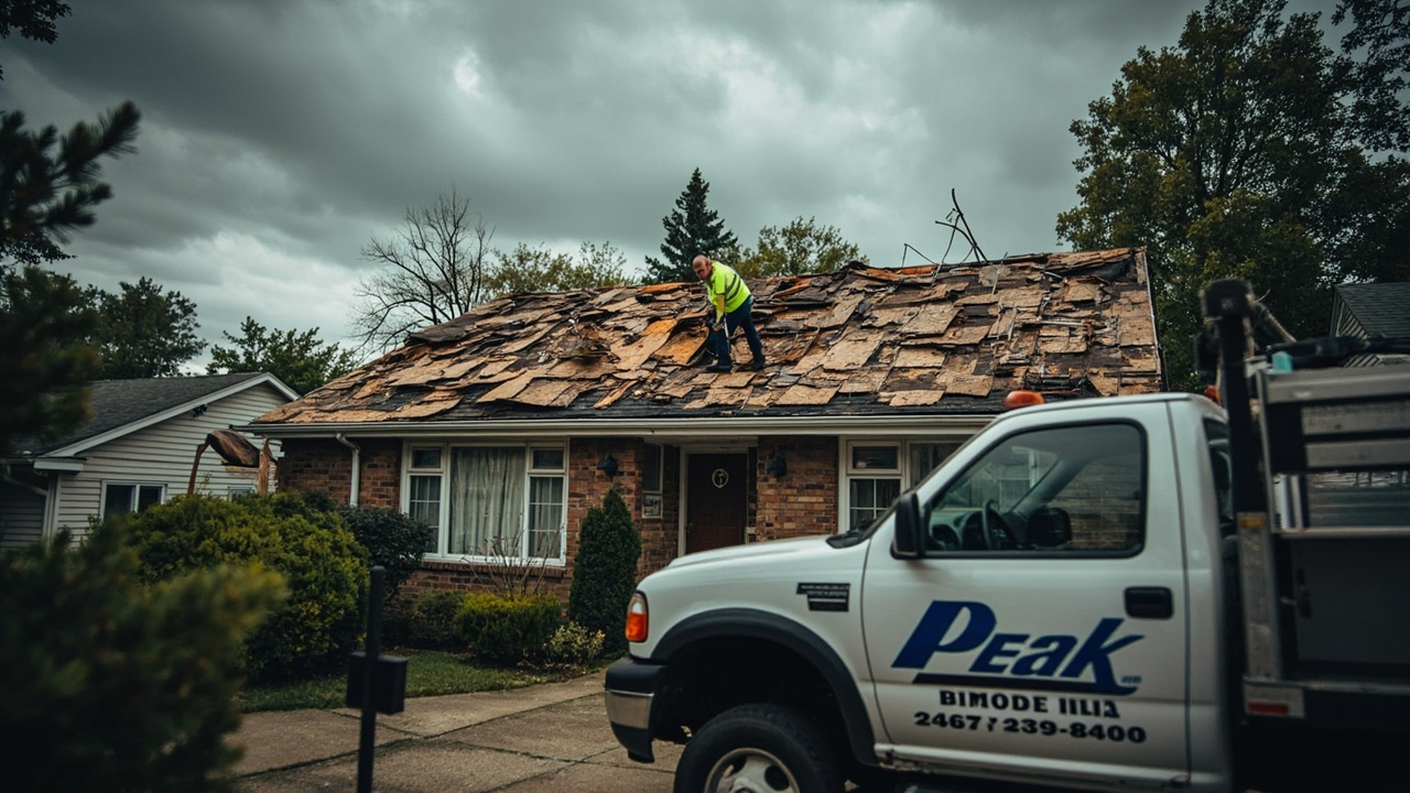 Storm Damage Roof Repair in Detroit – 24/7 Emergency Response to Stop Leaks and Prevent Further Damage