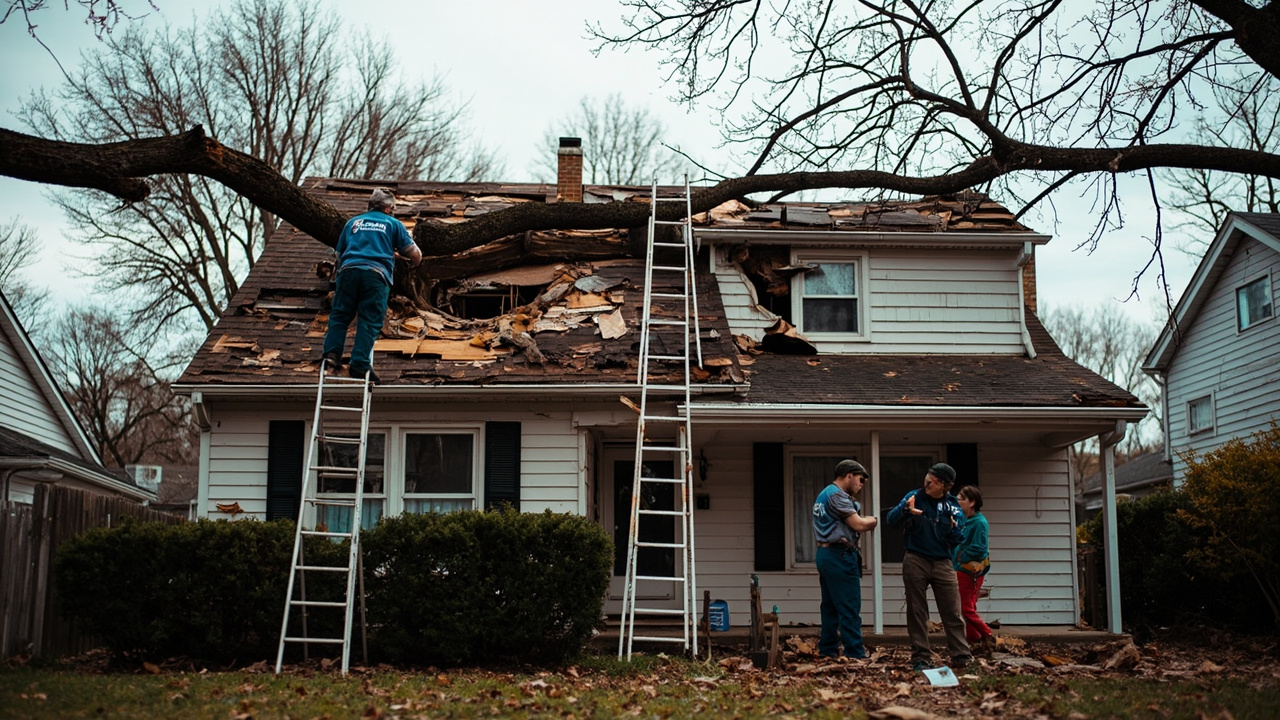 Tree Impact & Structural Repair in Detroit – 24/7 Emergency Response Teams Dispatched Within 60 Minutes
