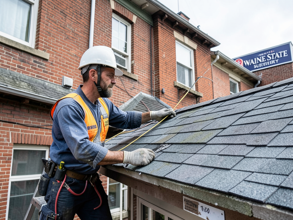 Asphalt shingle repairs for rental properties in m