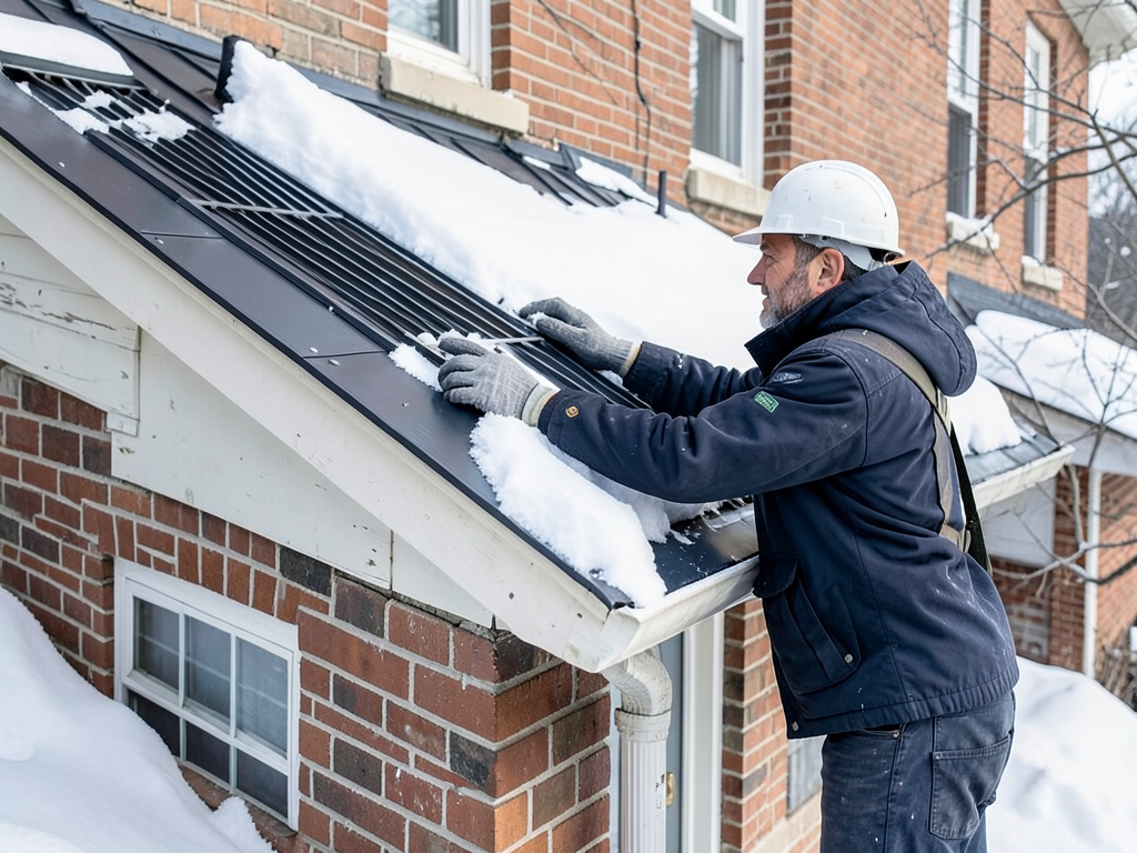 How to prevent fine snow from blowing into your at