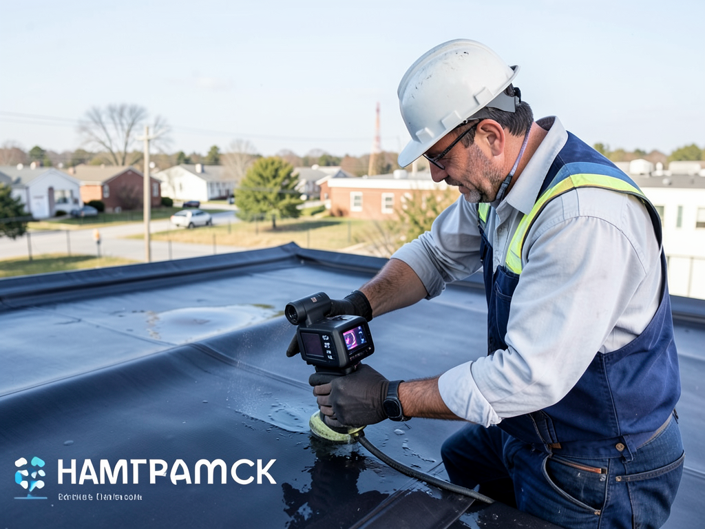 Quick roof leak patching and maintenance for busin