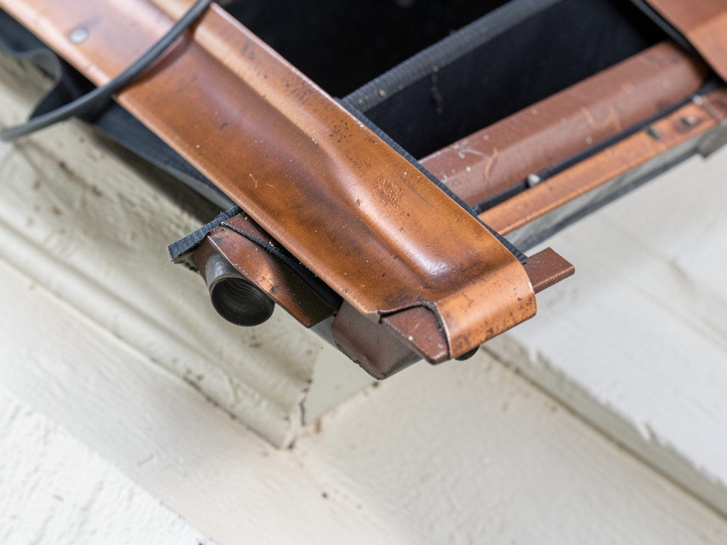 Restoring the Hidden Box Gutters on a Classic Virginia Park Four-Square